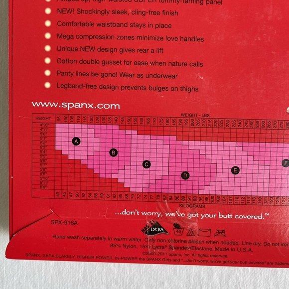 SPANX Super High Power In-power Line Size E Nude1 NEW - Picture 6 of 6